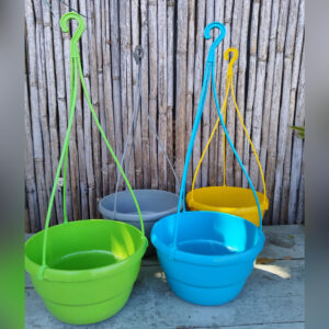 Colorful Hanging Baskets